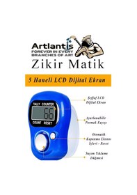 Resim Zikir Matik 3 Adet Hediyelik Dua Tespihat Sayacı Tesbih Pilli Lcd Ekranlı Parmak Yüzük Zikir Matik 