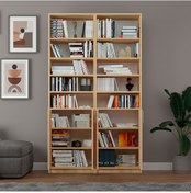 Resim Asratrend Safir Meşe Kapaklı Kitaplık Asra Trend K-40 