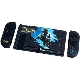 Resim Jzcat Nintendo Switch Bölünmüş Kılıf Oyun Teması Renkli Kılıf Sert Kılıf-a125 
