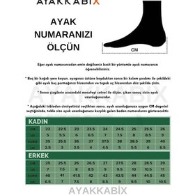 Resim Ghattix Kadın Günlük Babet Gri Beyaz Gri Beyaz 