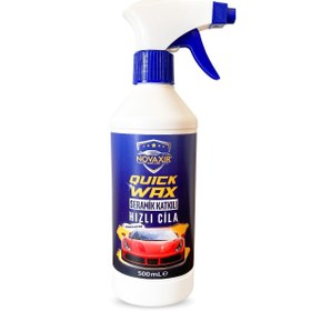 Resim novaxir Quick Wax Hızlı Cila Seramik Katkılı, 500 ml Nvqw500 Hidrofobik, Ultra Parlaklık 