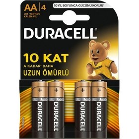 Resim Duracell Aa 4 Lü Kalem Pil 