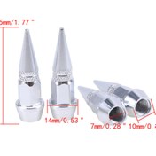Resim Boostzone Sivri Sibop Kapağı Silver 4 Parça 