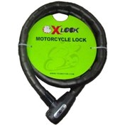 Resim Xbyc 81902 2 Metre 25 2000 Mm Halat Kilit Anahtarlı Yüksek Güvenlikli Motosiklet Kilidi 