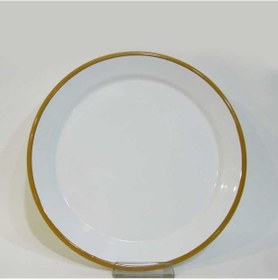 Resim Emaye Servis Tabağı 25 Cm Oksit Sarı 