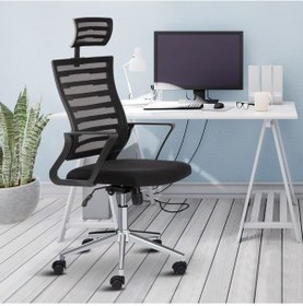 Resim Asbir Mobilya Capri Başlıklı Ev Ofis Koltuğu Çalışma Koltuğu 