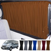 Resim Oto Pandami Opel Vivaro A 2001-2014 Uyumlu Taba Raylı Oto Perde Takımı 