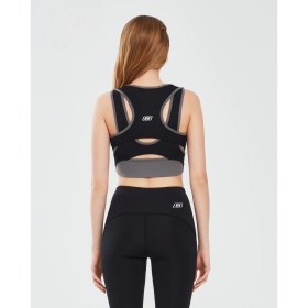 Resim Skechers Performance Coll. W Mid Support Bra Kadın Siyah Sporcu Sütyeni S241110-001 