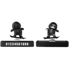 Resim MEGAHAWK Hareketli Kayan Kaykay Numaratör Siyah-Beyaz 