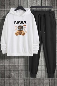 Resim uyguntarz Unisex Nasabear Baskılı Eşofman Takımı 