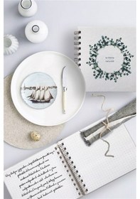Resim Çiçek Desenli Spiralli Defter N11.130 