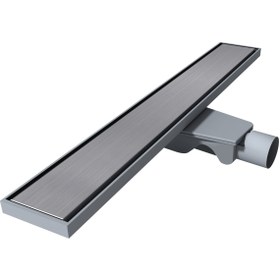 Resim Genel Markalar Aquazone 50 Cm Tek Parça Plastik Gövdeli Paslanmaz Izgaralı Döner Sifonlu Duş Kanalı 