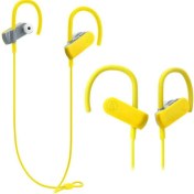 Resim Audio-Technica Audio-Tecnica Audio-Technica ATH-SPORT50BT Bluetooth Yellow Suya Dayanıklı Kulaklık 