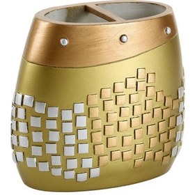 Resim Bosphorus Sia Diş Fırçalık Altın Mozaik Desenli Poiresin Sarı 