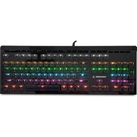 Resim Rampage KB-R900 Crystal USB RGB Q Kristal Tuşlu Oyuncu Klavye 