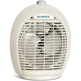 Resim Kumtel LX-6331 2000 W Elektrikli Fanlı Isıtıcı Krem 