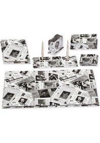 Resim Tabac 6750-333 Multicolor Suni Deri Sümen Takımı Press 