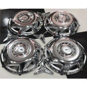 Resim Transit Tek Teker -jumbo-sprinter-grafter 16'' İnç Krom Jant Kapağı 4 Adet Mustang .f. 