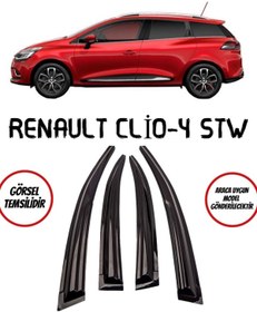 Resim BALP Renault Clio 4 Stw Cam Rüzgarlığı 4lü 2012-2019 Arası 