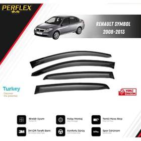 Resim PERFLEX CAM RÜZGARLIĞI V2 DÜZ RENAULT SYMBOL 2008-2013 