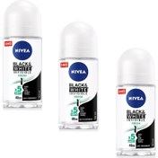 Resim Nivea Invisible Black White Fresh Kadın Roll-On 50 ml 3 ADET 