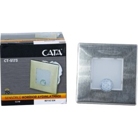 Resim Cata CT-5173 Cata Sensörlü 1,5W Kordior Aydınlatması Beyaz Işık 