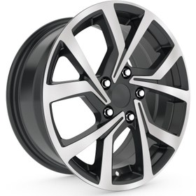 Resim R1 Wheels 18 inç 5*112 ET45 Parlak Siyah Jant Takımı (J-1193) 