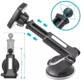 Resim WASHA Mıknatıslı Oynar Başlıklı Vantuzlu Araç Tutucu 