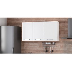 Resim Minar 140 Cm Mutfak Dolabı Beyaz 140-B1-Üst Modül Beyaz 