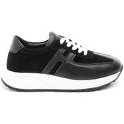 Resim Derinet Hakiki Deri Bağcıklı Comfort Taban Kadın Sneaker 