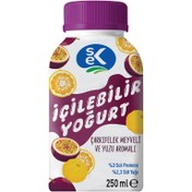 Resim Sek Çarkıfelek Meyveli ve Yuzu Aromalı İçilebilir Yoğurt 250 ml 
