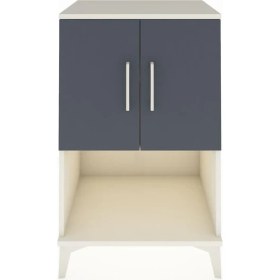 Resim Hyperion Komodin 2 Raflı 2 Kapaklı 60X44X96 Aytaşı-Antrasit 