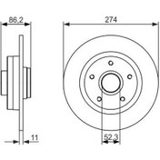 Resim BOSCH 0986479682 Ar 402029646R (WN494583) (Fiyat:2 Adet İçindir) 