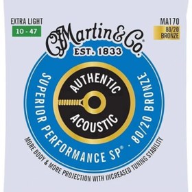 Resim AyrStore MA170 Akustik Gitar Teli Extra Light 10 47 