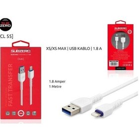 Resim Subzero Apple iPhone Uyumlu Cl55 1.8A Şarj Data Kablosu 