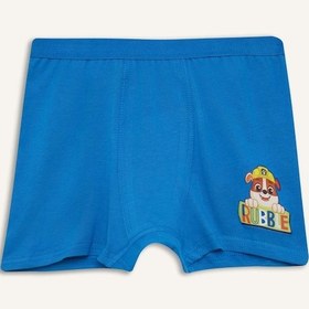 Resim Defacto Paw Patrol Lisanslı Desenli 3lü Mavi Boxer Erkek Çocuk C2901a826spbe43 Mavi-be43 