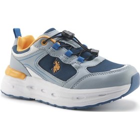 Resim U.s. Polo Assn. Santana Jr 5fx Grı Erkek Çocuk Spor Ayakkabı Gri 
