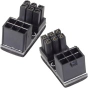 Resim Sharplace Masaüstü Grafik Kartı 6Pin Için 2 Adet Gpu Pcıe Açı Adaptör Kiti 6Pın (Yurt Dışından) 