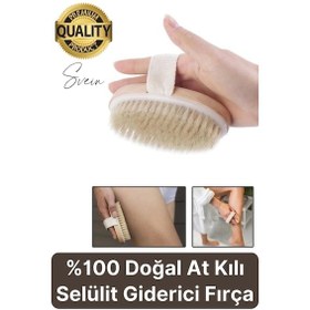 Resim Svein Doğal At Kılı Çatlak Karşıtı Banyo Peeling Fırçası 