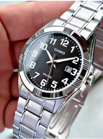 Resim Casio Gümüş Renk Siyah Kadran Bronz İndeks Çelik Kordon Erkek Kol Saati + Bileklik Hediyeli Nda100 