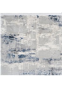 Resim Cool Halı Verona 1909 Mavi Salon Koridor Kesme Yolluk Yumuşak Doku Kaymaz Tozmaz Dokuma Makine Halı 