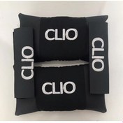 Resim Clio Nakışlı Deri 1 Çift Boyun Yastık Ve 1 Çift Kemer Pedi 