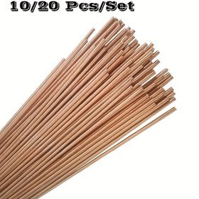 Resim 10/20 adet Fosfor Bakır Kaynak Çubukları 0.1x50.01 cm - Boru & Metal Kaynak için Kendiliğinden Akışkan, Yüksek İletkenlikli, Dayanıklı ve Kullanımı Kolay, Metal İşleme Malzemeleri | Düzgün Çubuk Şekli | Kendiliğinden Akışkan Çubuk, Kaynak Aksesuarları 