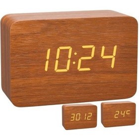 Resim Tfa Ahşap Dijital Termometre Saat 