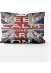 Resim Paradero Keep Calm And Carry On Yastık Kılıfı 