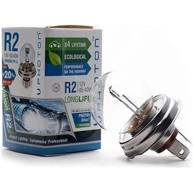 Resim Photon R2 12v 45/40w P45t G40 Ampul Halojen Serisi Ampul 