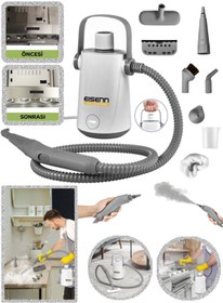 Resim Eisenn Alman White Series 1000 W Profesyonel Buharlı Temizleyici Buharlı Temizlik Makinesi 3 Bar 