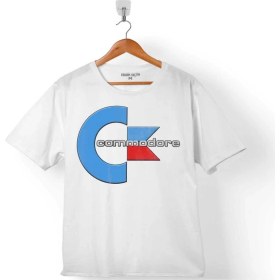 Resim Kendim Seçtim Commodore 61 C64 Logo Antika Bilgisayar Çocuk T-Shirt 