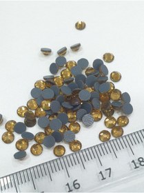Resim CRYSTALSHOP Dmc Hotfix Ütü Ile Yapışan Taş Ss16 Gold Renk (1440 ADET ~ 50 GRAM) 