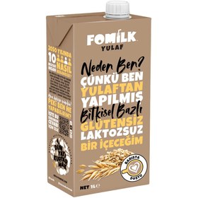 Resim FOMİLK Bitkisel Bazlı Yulaf Sütü 1L 